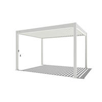 PergoLine Pergola Superior weiß Aluminium B/H/L: ca. 400x255x300 cm Superior - weiß (300,00/400,00/255,00cm) - PergoLine
