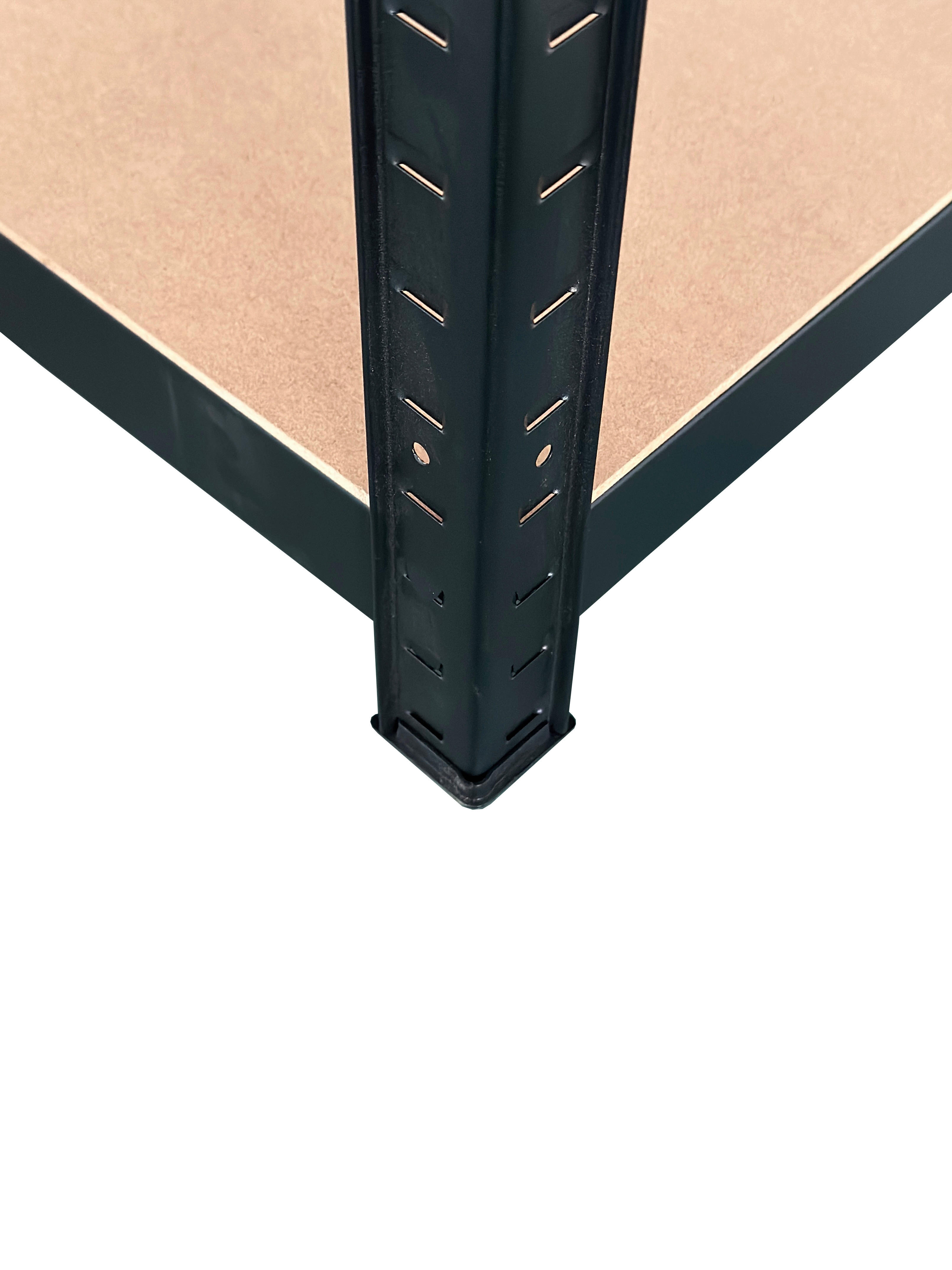 Schwerlaststeckregal 2er-Set schwarz B/H/T: ca. 160x160x40 cm Schwerlaststeckregal 160x160x40cm S - schwarz (160,00/160,00/40,00cm)