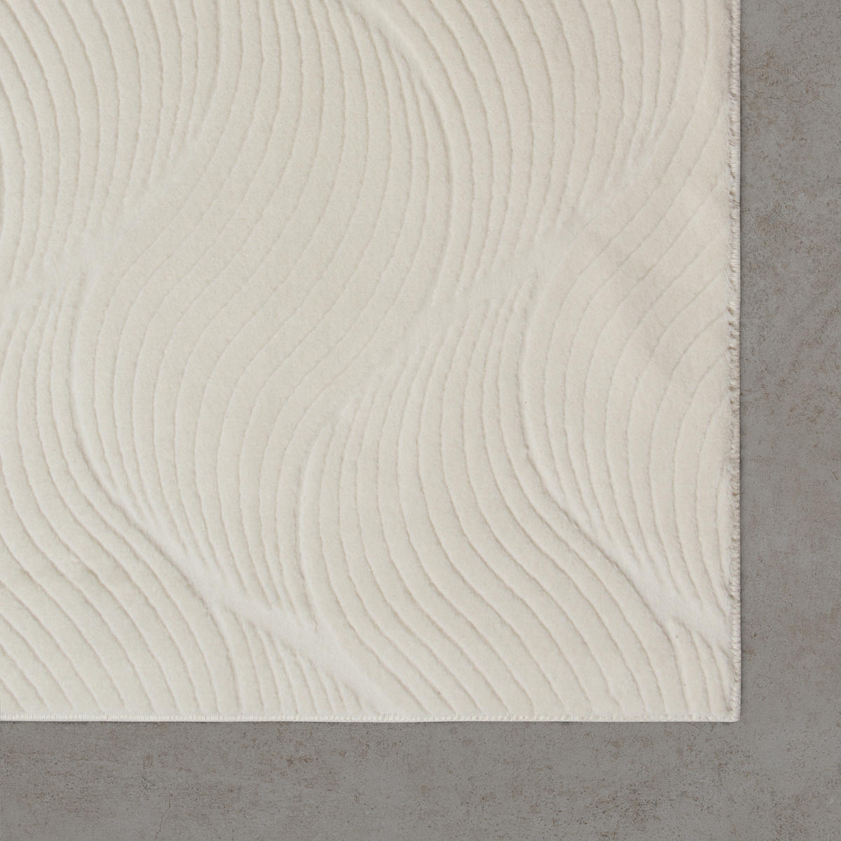 Dinarsu Teppich Stilo creme B/L: ca. 120x160 cm Stilo - creme (120,00/160,00cm) - Dinarsu