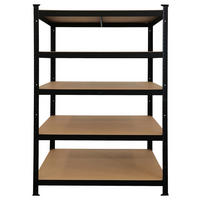 Schwerlaststeckregal schwarz B/H/T: ca. 120x180x60 cm Schwerlaststeckregal 180x120x60cm S - schwarz (120,00/180,00/60,00cm)