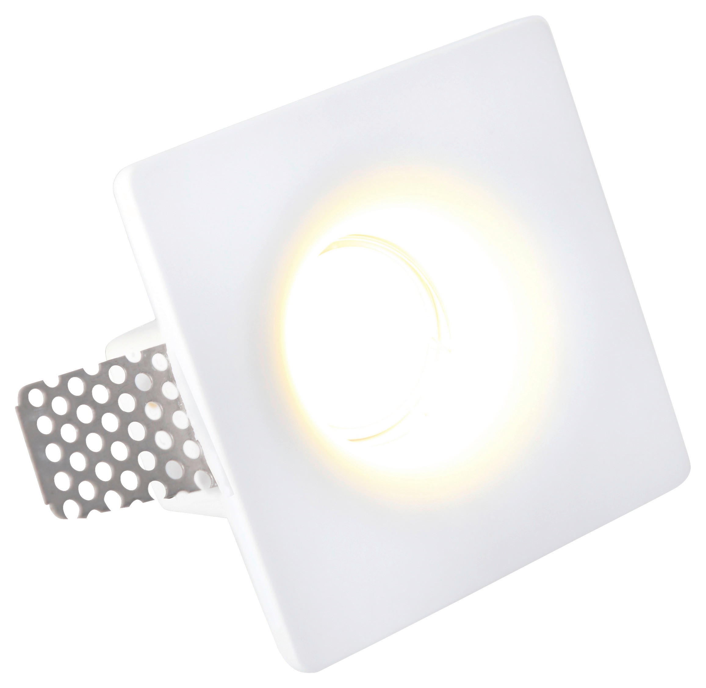 Näve Leuchten LED-Einbauspot weiß Gips B/H/T: ca. 12x4,5x12 cm 1 Brennstellen