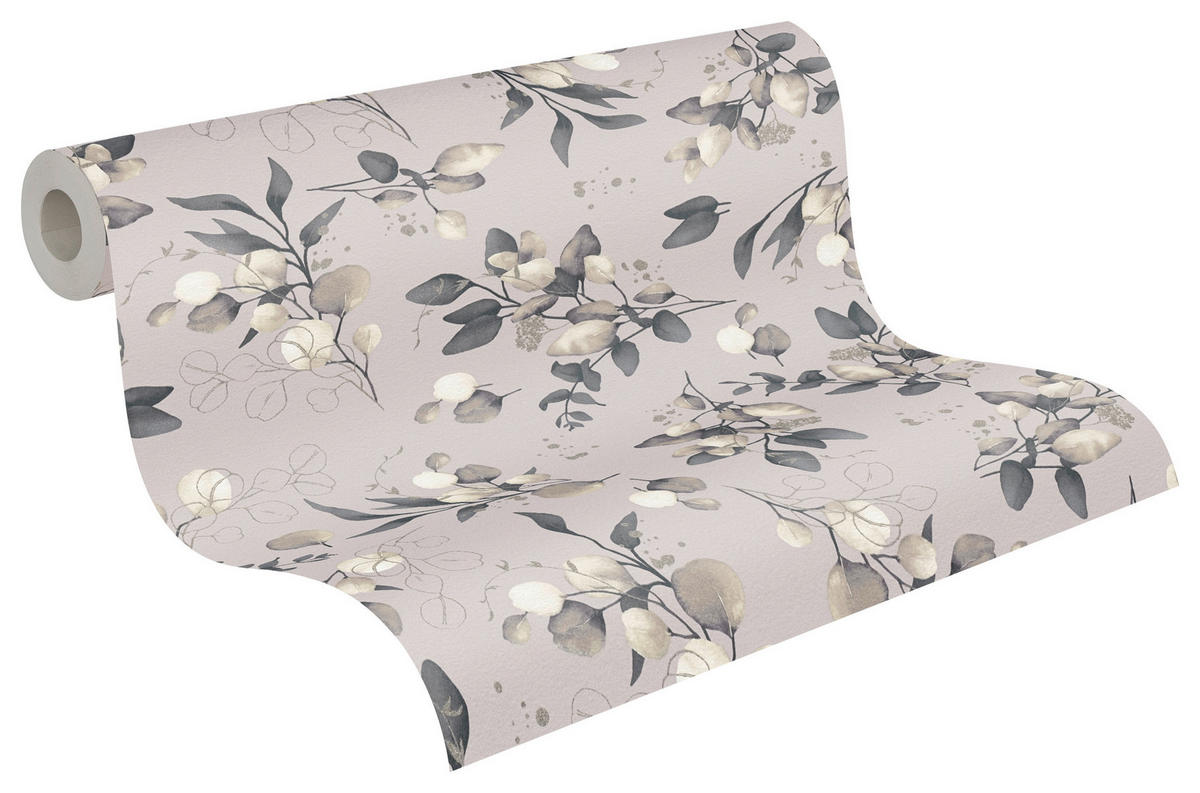 A.S.Création Vliestapete creme schwarz beige B/H/D: ca. 53x1005x7,6 cm Vliestapete - beige/creme (7,60/1005,00cm) - A.S.Creation