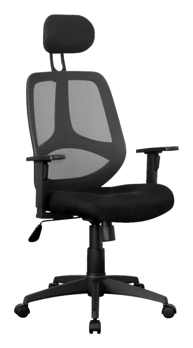 Drehstuhl schwarz Bürostuhl - schwarz (61,00/127,00/57,00cm) - Amstyle
