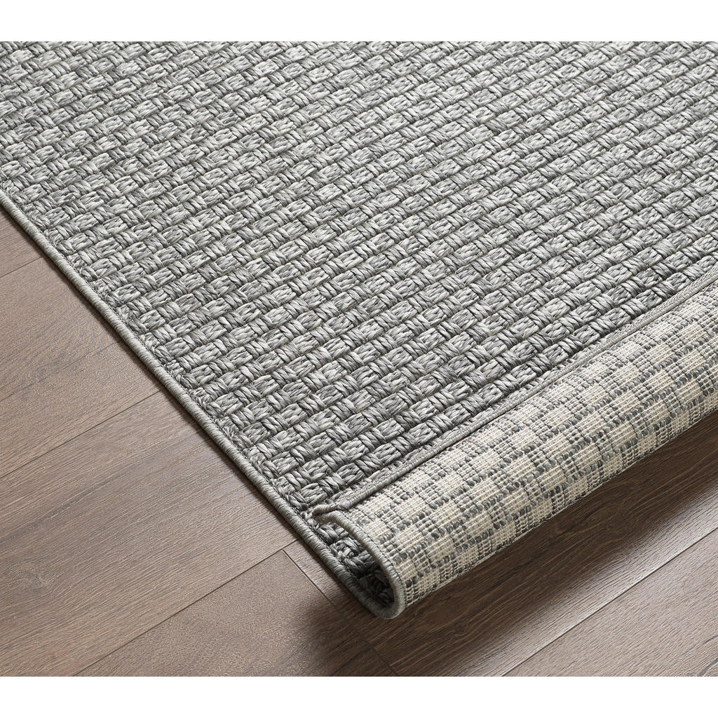 Thumbnail - Merinos Teppich Helsinki grau B/L: ca. 80x250 cm