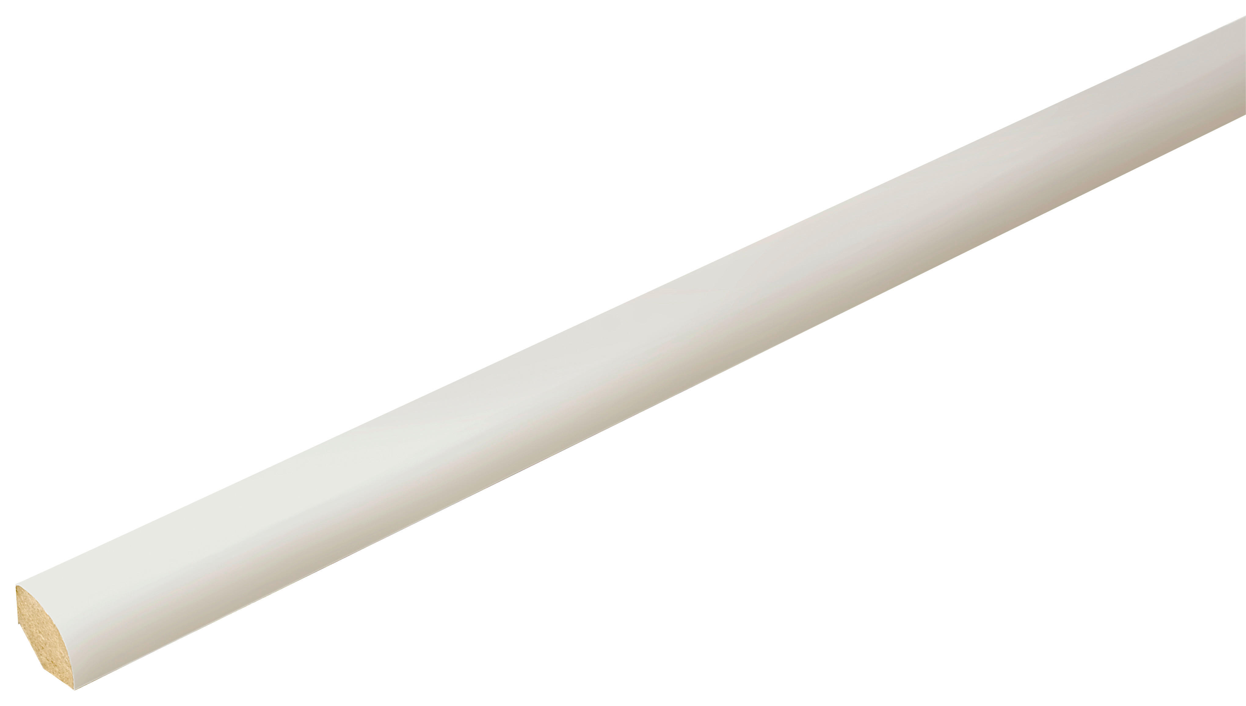 Viertelstab L/B/H: ca. 250x1,8x1,8 cm pro Stück Viertelstab 18mm 77620 weiß - (250,00/1,80/1,80cm)