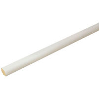 Viertelstab L/B/H: ca. 250x1,8x1,8 cm pro Stück Viertelstab 18mm 77620 weiß - (250,00/1,80/1,80cm)