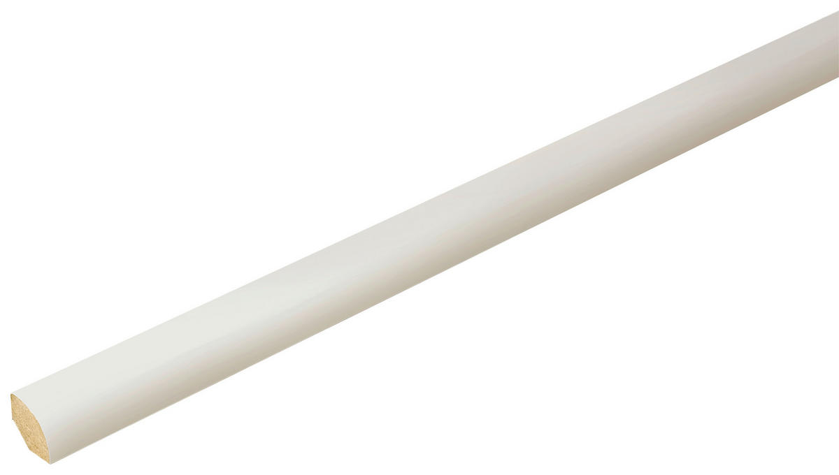 Viertelstab L/B/H: ca. 250x1,8x1,8 cm pro Stück Viertelstab 18mm 77620 weiß - (250,00/1,80/1,80cm)
