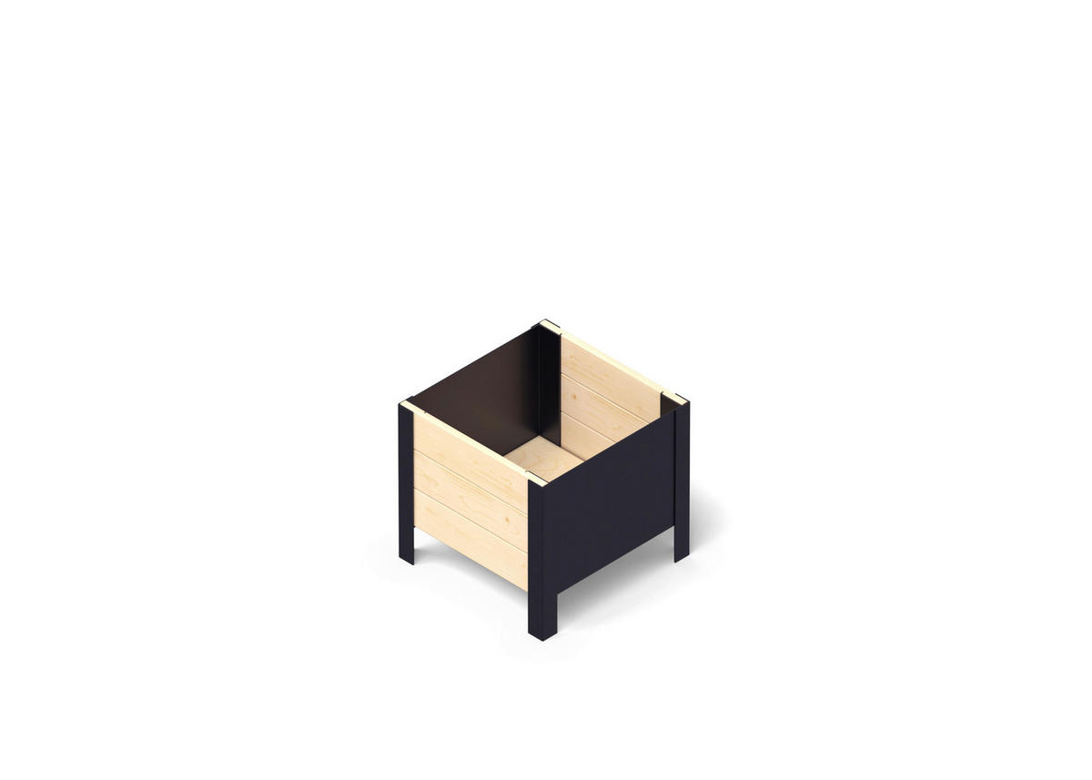 UPYARD Hochbeet MODERN natur Holz B/H/L: ca. 36x32x36 cm MODERN - natur (36,00/36,00/32,00cm) - UPYARD