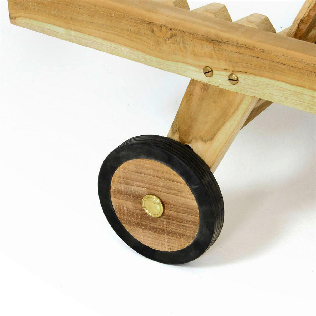 VCM Sonnenliege braun Holz B/H/L: ca. 57x34x200 cm Sonnenliege - braun (200,00/57,00/34,00cm) - VCM