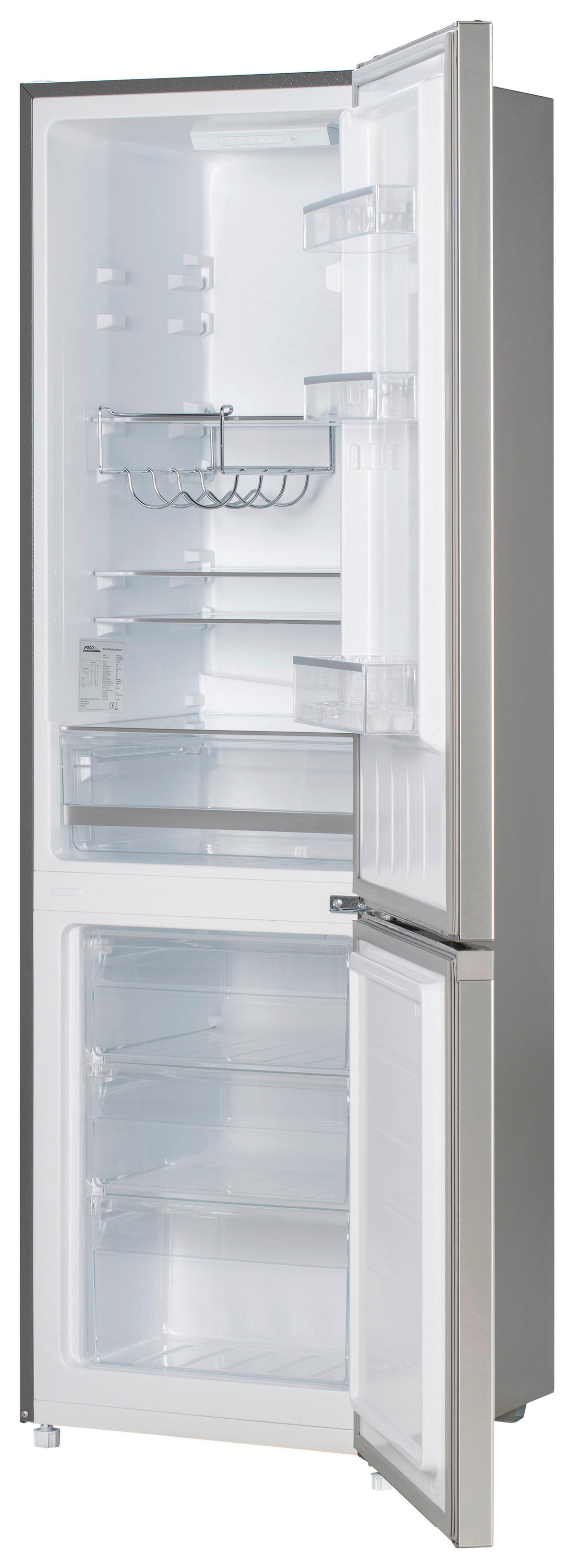POCOline Kühl-/Gefrierkombination KGK 262-176 CIX Inox B/H/T: ca. 54x176x55 cm Kühl-/Gefrierkombi KGK 262-176 CIX - Inox (54,00/176,00/55,00cm) - POCOline