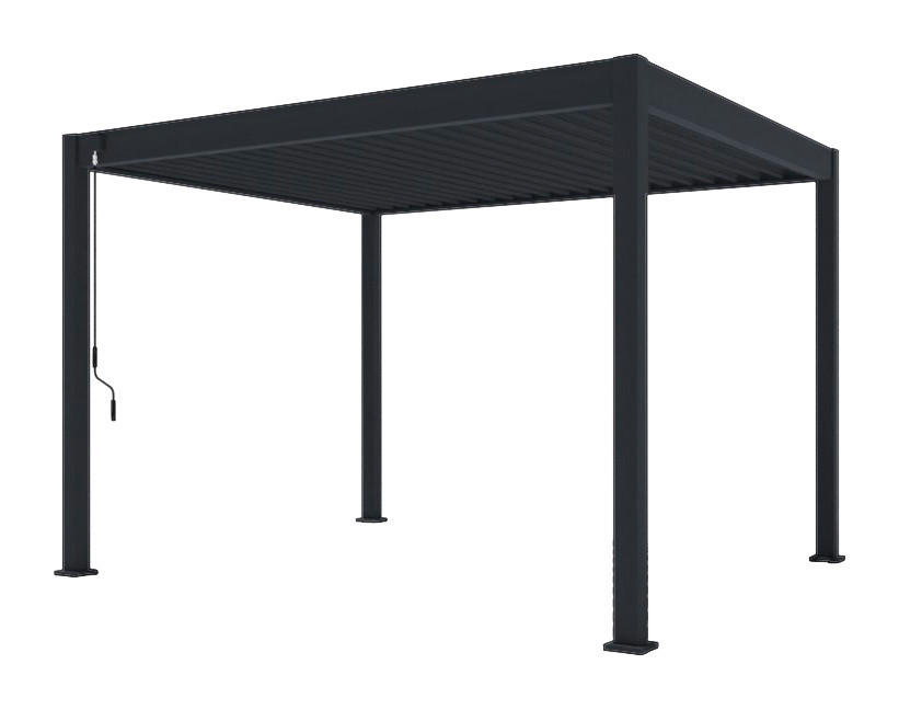 PergoLine Pergola Trumpf anthrazit Aluminium B/H/L: ca. 360x255x300 cm Trumpf - anthrazit (300,00/360,00/255,00cm) - PergoLine