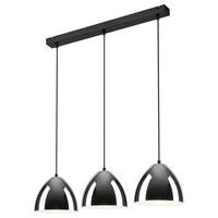 Lamkur Pendelleuchte MIA 40462 Chrom Metall Stahl H/L: ca. 83x70 cm E27 3 Brennstellen Mia - Chrom (70,00cm) - Lamkur