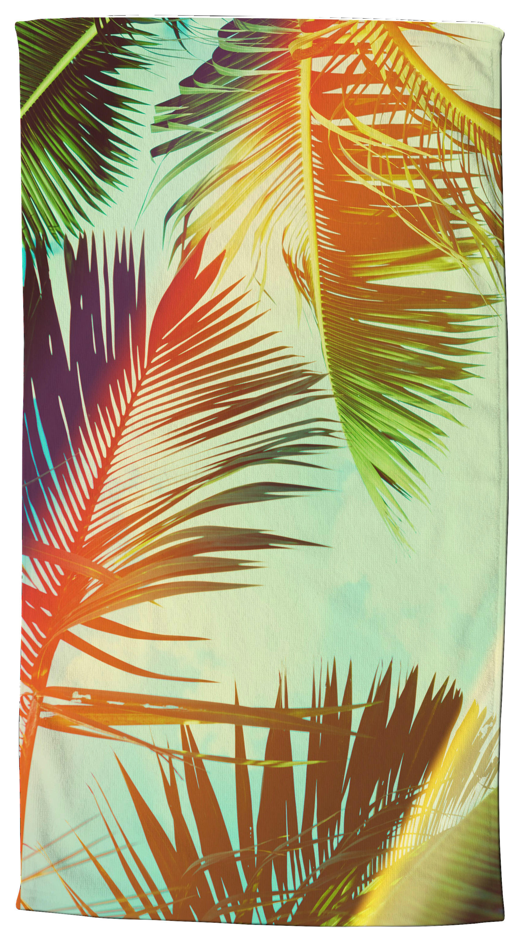 Strandtuch palms Multi Polyester B/L: ca. 100x180 cm günstig online kaufen